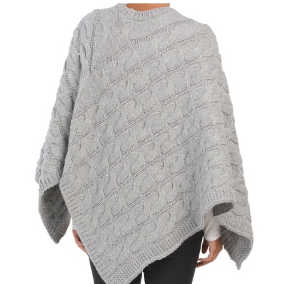 COCO GIO
Made In Italy Braided Knit Poncho - Picture 2 of 2